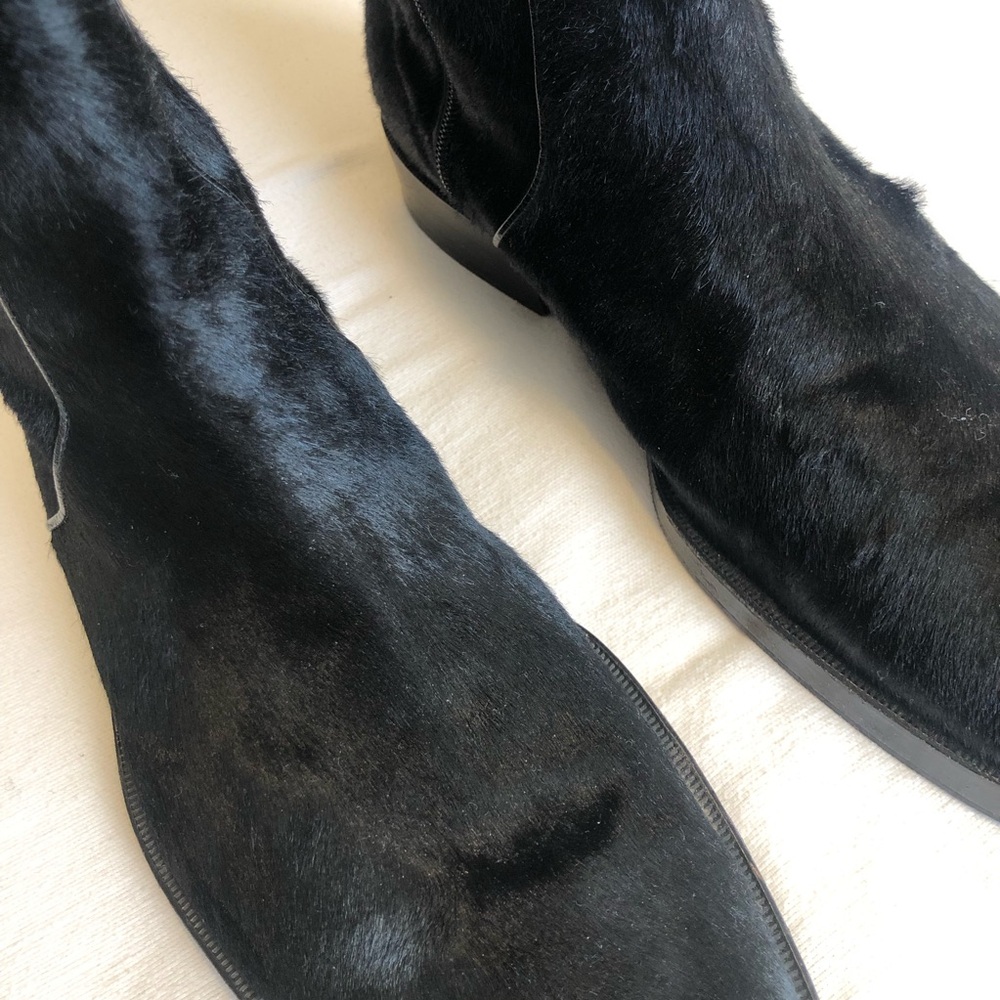 VTG 🇮🇹 WARREN EDWARDS Calf Hair Boots made in ITALY 🎩 - Picture 14 of 16